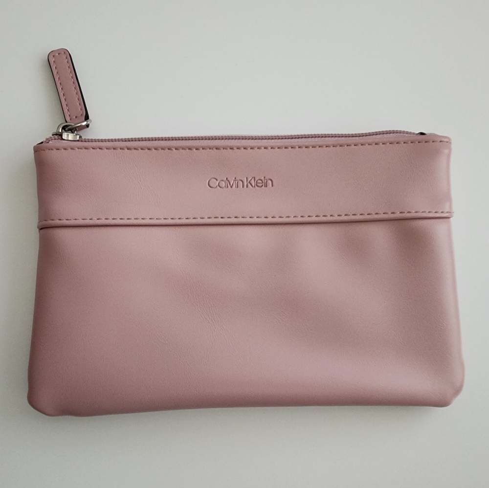 Calvin Klein Pink Women's Makeup Bag